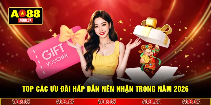 Top các ưu đãi hấp dẫn nên nhận trong năm 2026